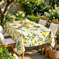 Lemon Theme Decorative Tablecloth