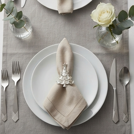 Metal Christmas Napkin Ring