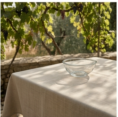 Solid Color Premium Linen Tablecloth