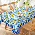Sunflower Print Rectangular Tablecloth